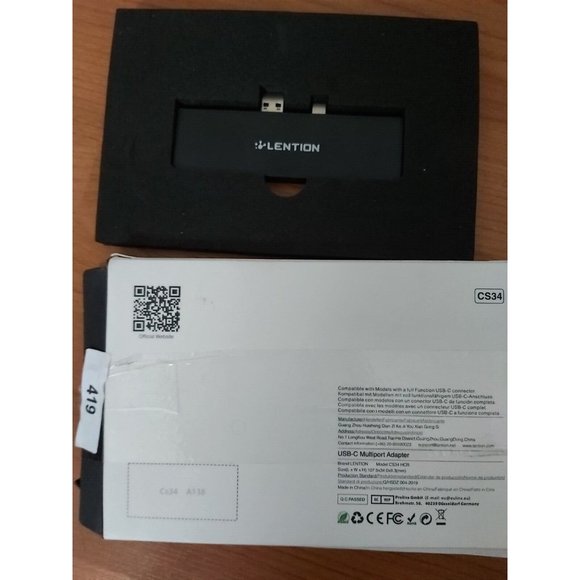 LENTION 6-in-1 USB C Hub CS34 HDMI, SD/Micro SD Dual Card Reader, 2 USB & Type C - Picture 3 of 3